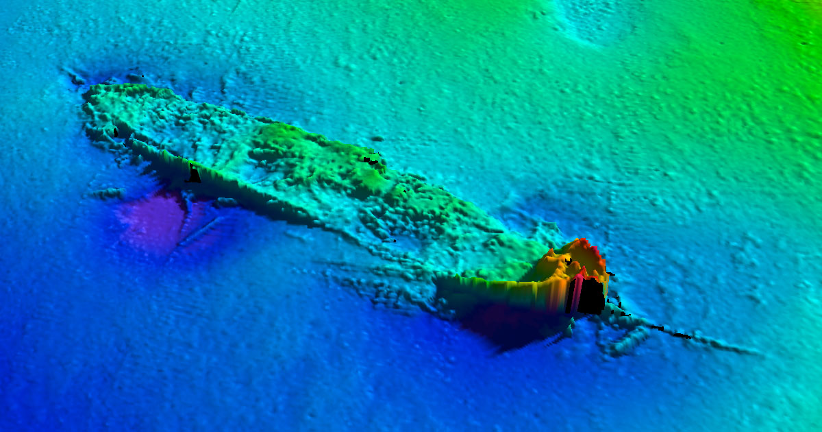 shipwreck multibeam sonar