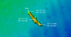 USS BURNS Coordinates