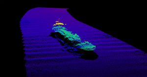 Bow Mariner multibeam soundings.