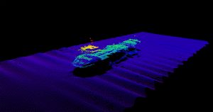 Bow Mariner multibeam soundings.