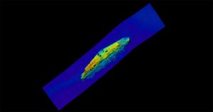 Lusitania multibeam line consisting of 600,000 soundings.