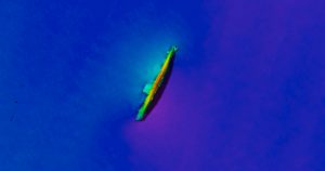 USS BLENNY (SS-324) 1m resolution multibeam.