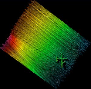 Multibeam sonar soundings of P4Y-2 BuNo 59695.