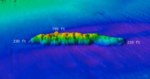 SS Governor profile view with water depths.