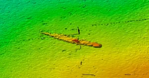 USS Bugara multibeam image.